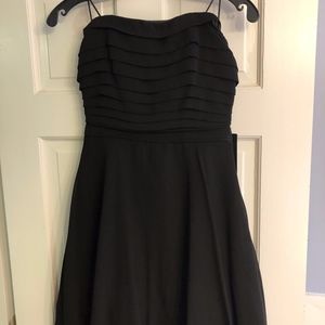 Designer Guess Strapless Black Dress